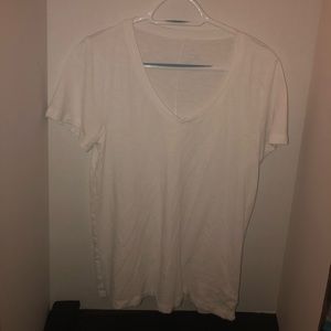 Aerie real soft v-neck in white